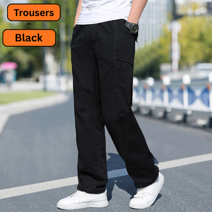 Big & Tall Men's Cotton Trousers