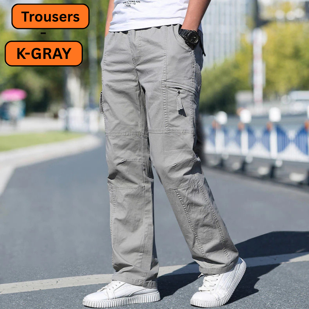 Big & Tall Men's Cotton Trousers